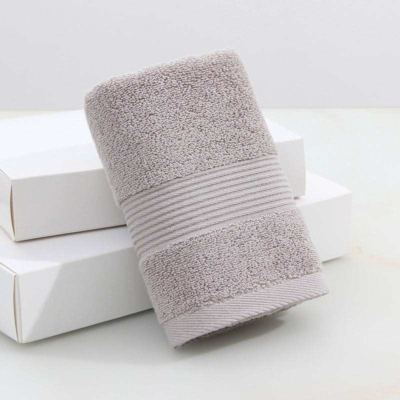 Household cotton towel as an accompanying gift