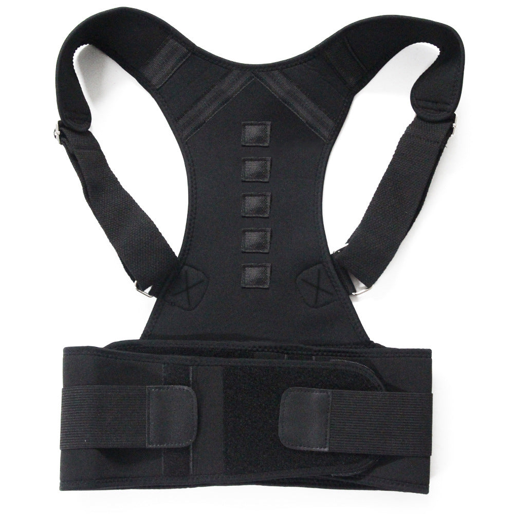 Adjustable Magnetic Posture Corrector Back Corset Men Body Shaper Back Support Strap for Shoulders and Lumbar Support