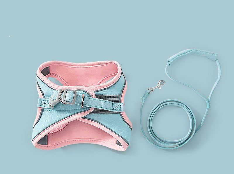 Cat lead and escape prevention harness for pet cats