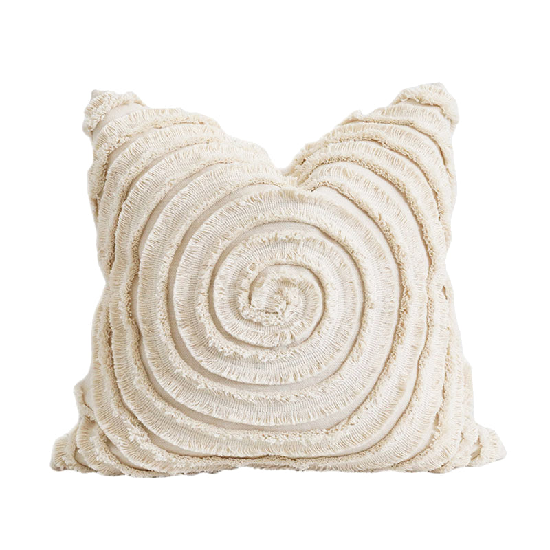 Original modern simple natural style sofa bedroom cotton bud cushion waist cushion square cushion cover