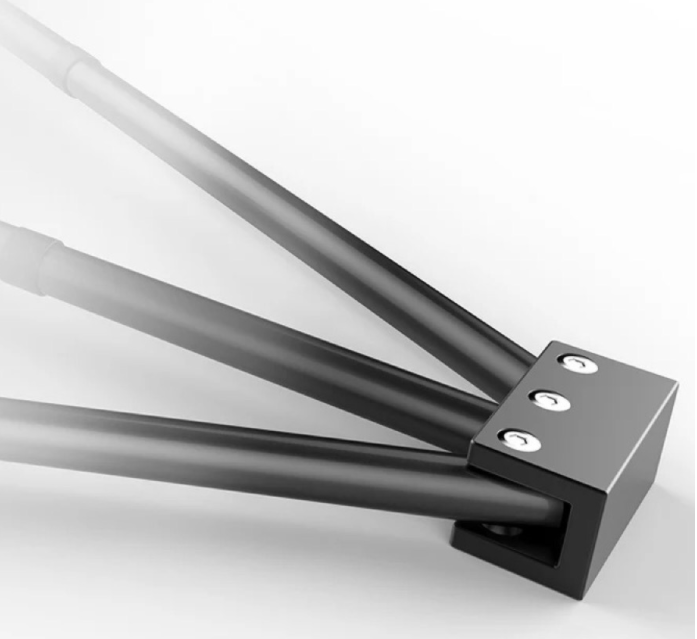 Adjustable training handle for fork spreaders - stretch spreaders
