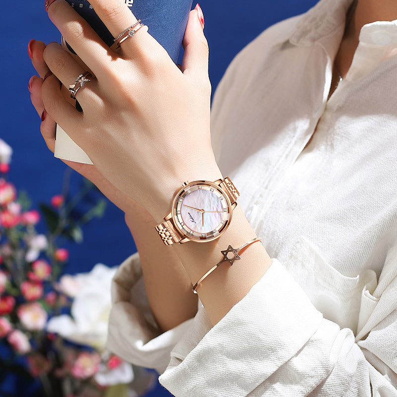 Women's watch simple rhinestone quartz watch trend