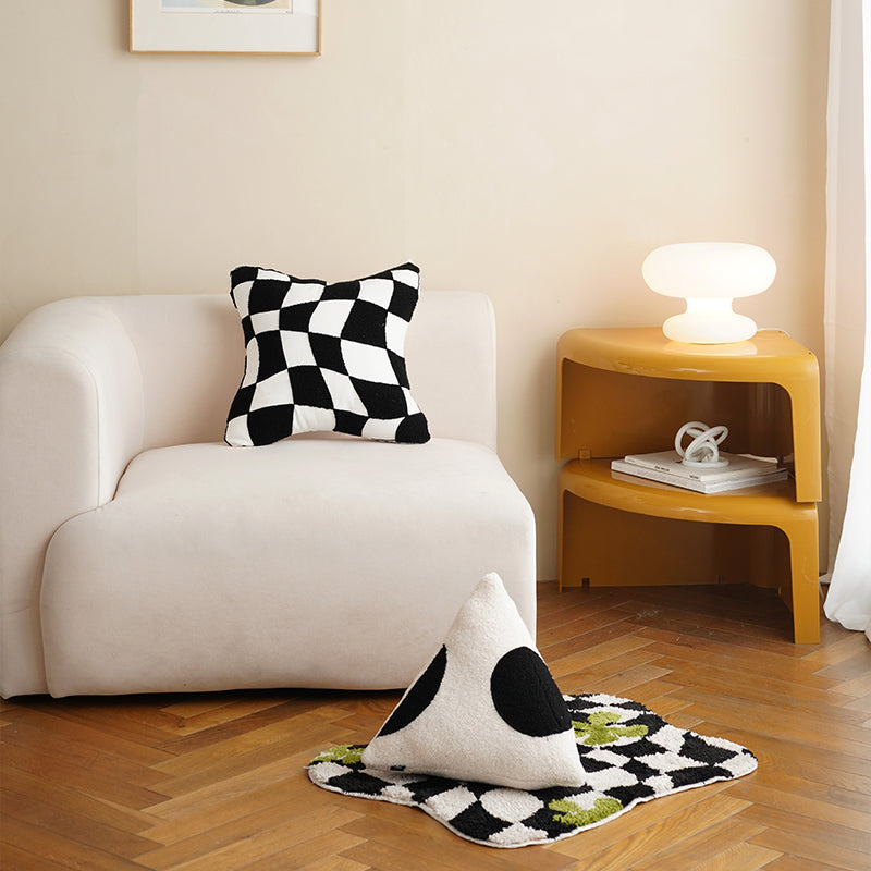 Karo-Kissen für das Wohnzimmer, Sofa-Kombination