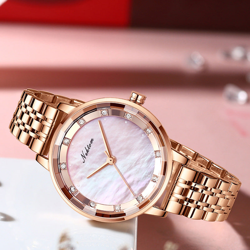 Women's watch simple rhinestone quartz watch trend