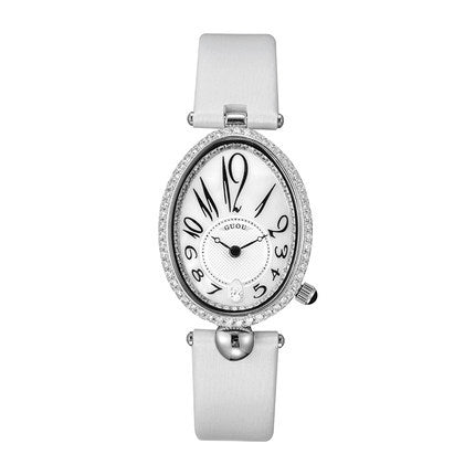 Tropfenförmige, retro, würdevolle und großzügige ovale Uhr für Frauen