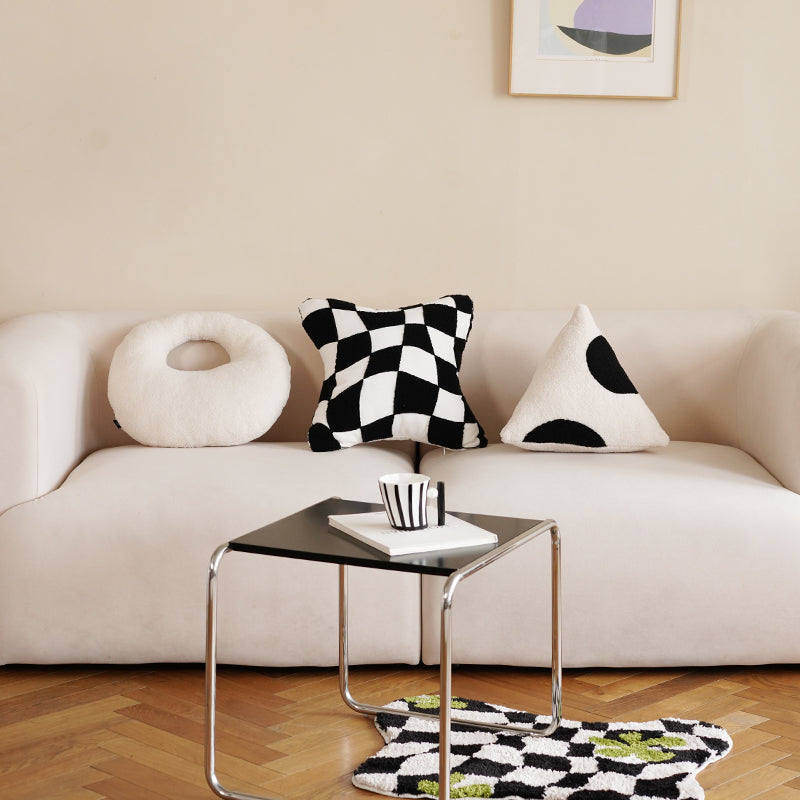 Karo-Kissen für das Wohnzimmer, Sofa-Kombination