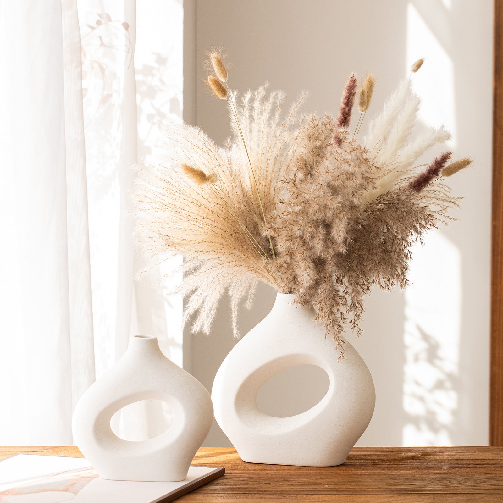 Ceramic vase - second generation round vase, decoration craft, soft vase