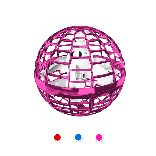 Flynova Pro Flugball Spinner Spielzeug - Handgesteuerte Drohne Hubschrauber, 360-Grad-Drehung, Mini-UFO mit Licht, Geschenk für Kinder