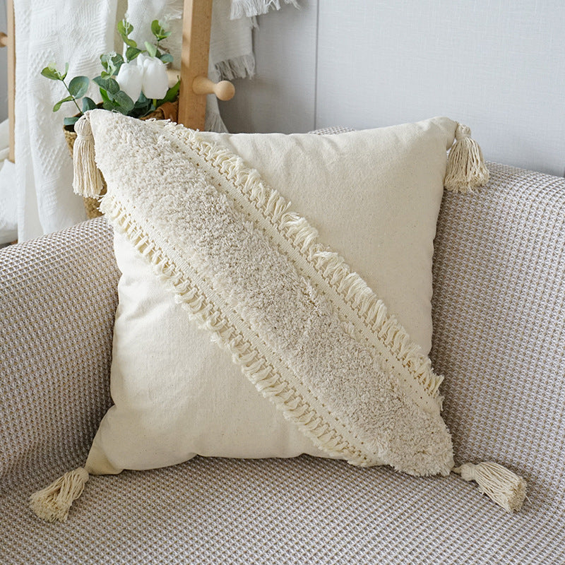 Home Fashion: Boho-Ethnic Tufted Cushion Cover