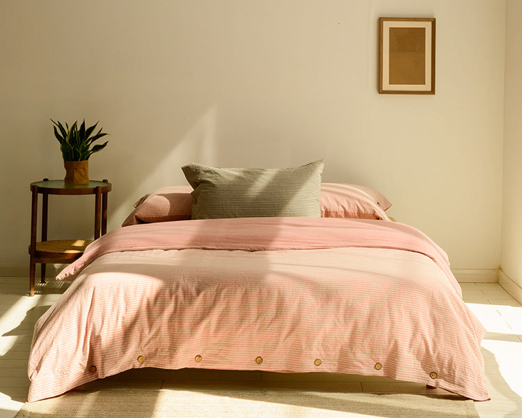 Four-piece cotton bedding set, home textile bed