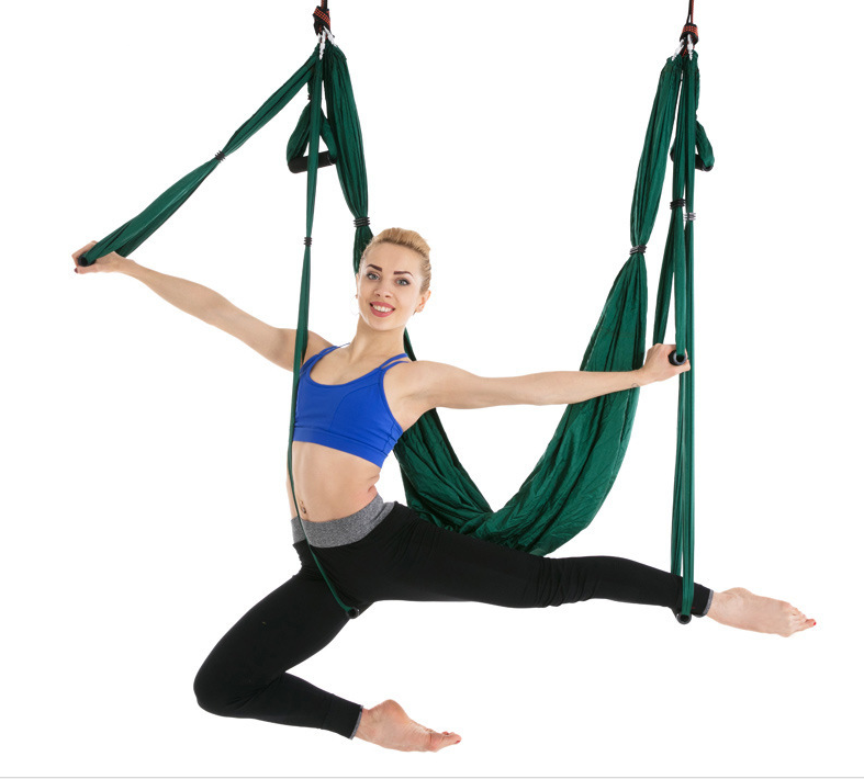 Anti-gravity yoga hammock