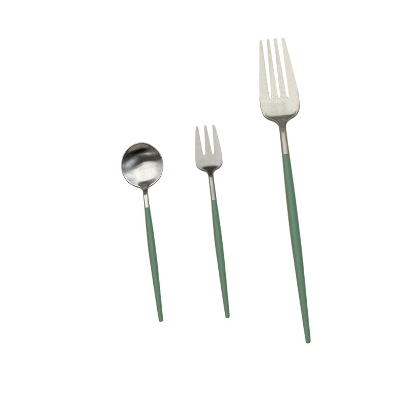 Electroplated Western Cutlery Stainless Steel Cutlery Set