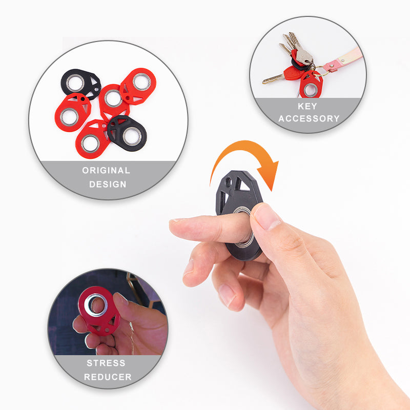 Kreatives Fidget Spinner-Schlüsselanhänger-Handspinner: Anti-Stress-Spielzeug zur Stressreduktion, Finger Spinner-Schlüsselanhänger mit Flaschenöffner, Kinderspielzeug.
