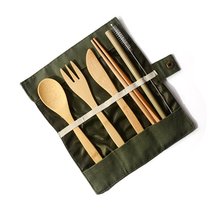 Portable cutlery set