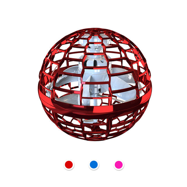 Flynova Pro Flugball Spinner Spielzeug - Handgesteuerte Drohne Hubschrauber, 360-Grad-Drehung, Mini-UFO mit Licht, Geschenk für Kinder