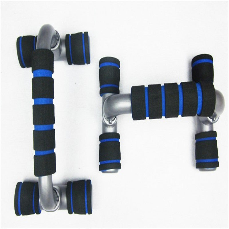 HI Shaped Push Up Stand with ABS Sponge Handles Fitness Chest Training Grip Bar for Fitness Training