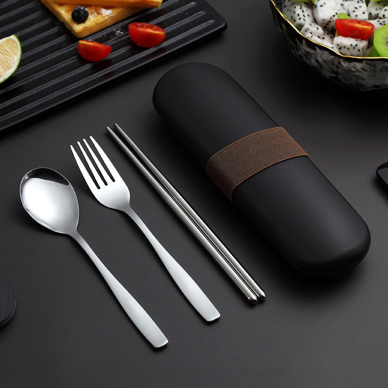 Stainless steel cutlery for on the go