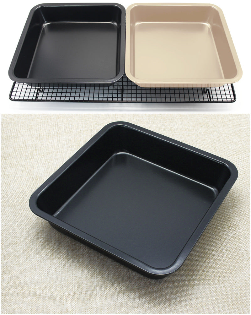 DIY square baking pan, non-stick cake pan, 8 inch high square pan, square cake pan