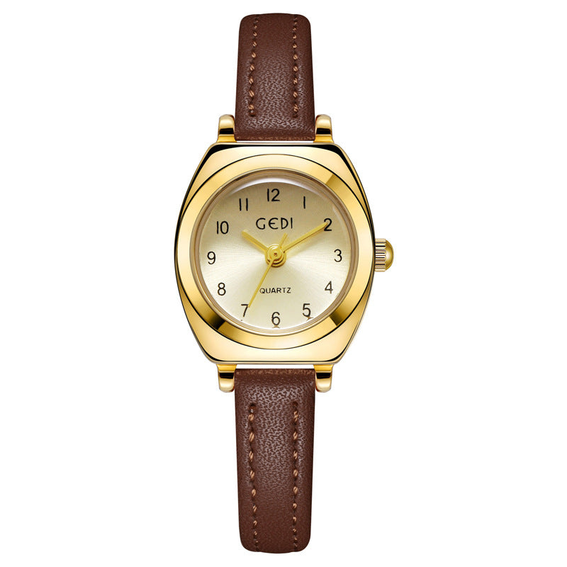Student watch with exquisite strap and quartz movement