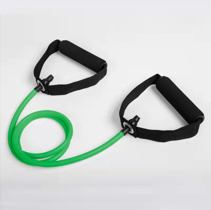 Latex resistance bands are exercise equipment that can be used for various fitness exercises, yoga, crossfit and strength training.