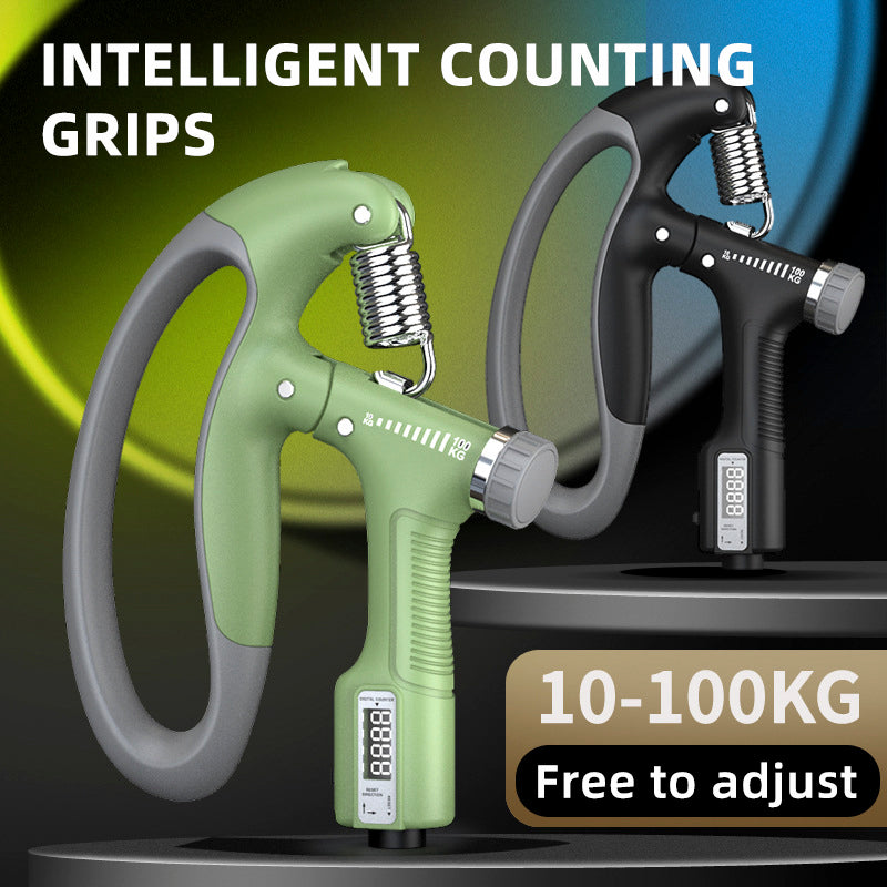 Intelligent Counting Handle 10-100kg Grip Free Adjustment Professional Hand Training Arm Muscle Training Fitness Equipment Fitness Tools Gym