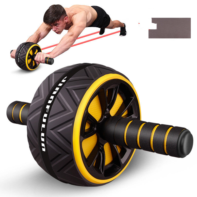 Geräuschloses Bauchmuskel-Trainingsgerät, Fitnessgerät für Bauchmuskeln, Übung, Fitness, Gewichtsverlust, Fitnessrad für Männer und Frauen.