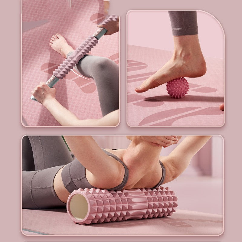 Schaumstoff-Schaftrolle, Keule, Yogazubehör, Massage-Schaft, Yogabeitrag