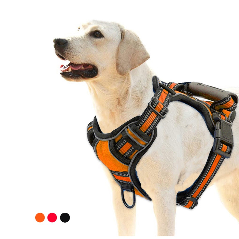 No Pull Dog Harness, Breathable Reflective Pet Harness Vest