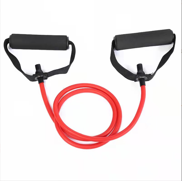 Latex resistance bands are exercise equipment that can be used for various fitness exercises, yoga, crossfit and strength training.